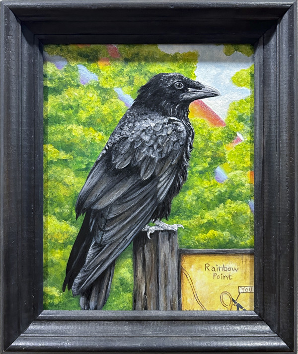 Rainbow Point Raven by Lucinda (Cindy) Merril