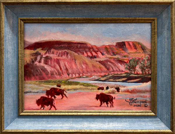 Medora Bison by Kat Thompson