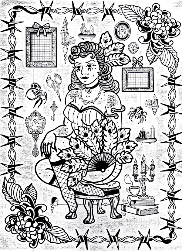 A Showgirl's Menagerie by Kiwi Hartman