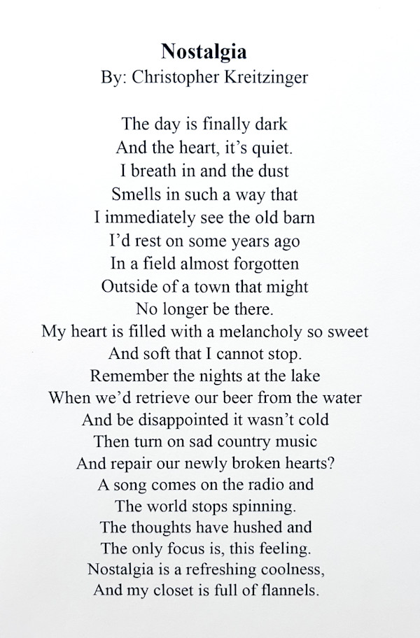 Nostalgia by Christopher Kreitzinger