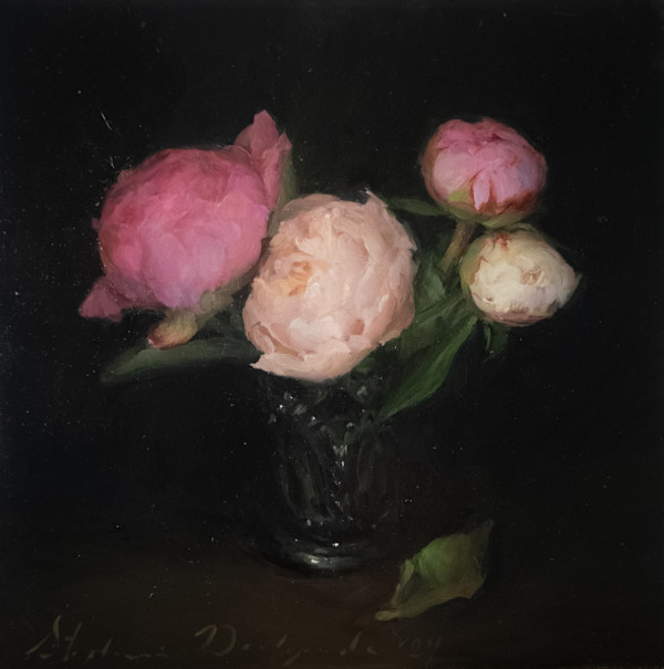 Blooming Peonies by Stephanie Deshpande
