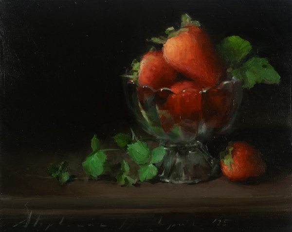 Bowl of Strawberries by Stephanie Deshpande