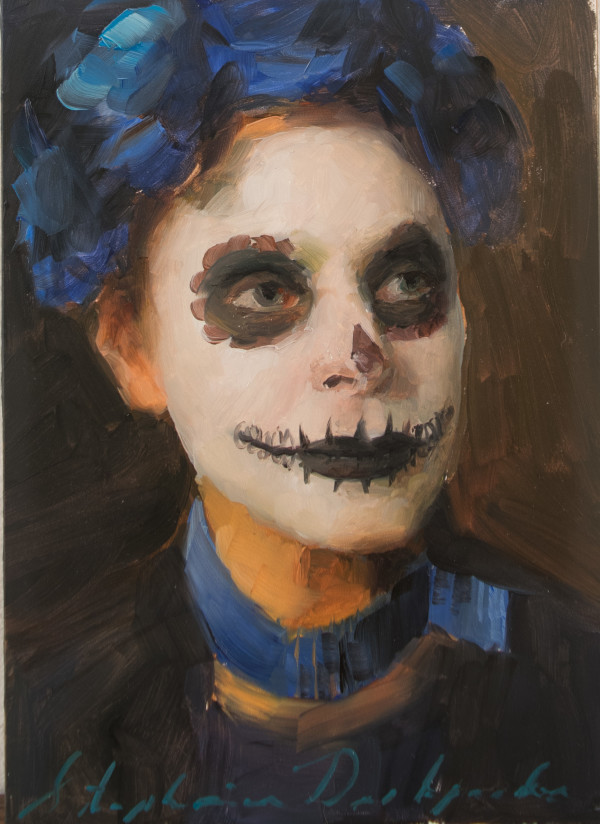 Day of the Dead Portrait of Jill by Stephanie Deshpande