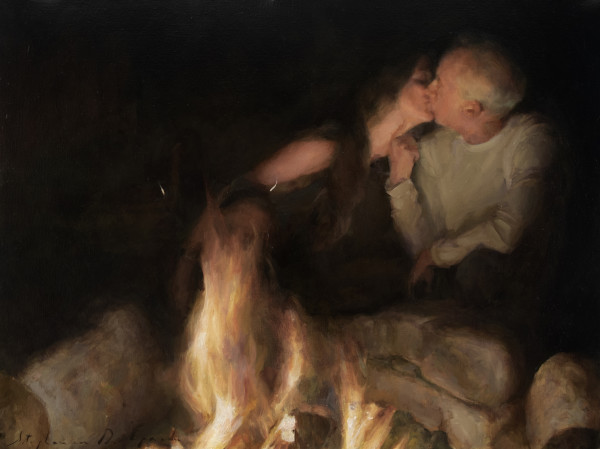 Fireside Kiss by Stephanie Deshpande