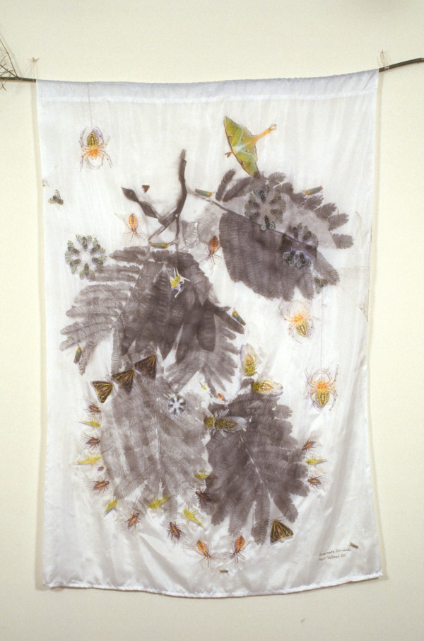 Alternate Universe (silk flag) by April Vollmer