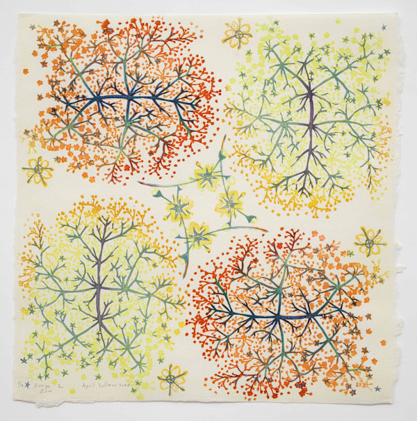 Zova Network #2 (red-yellow) (ed 9) by April Vollmer