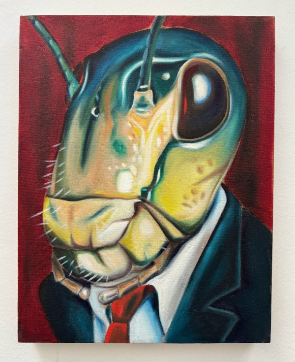 Dressed Grasshopper by April Vollmer
