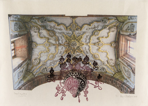 Chandelier (San Cayetano) in another space (ed 10) by April Vollmer