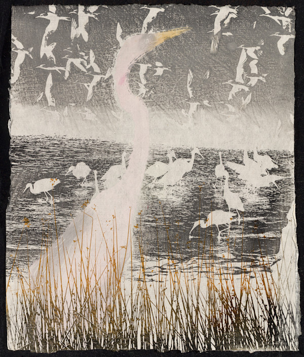 Flamingo Egret by April Vollmer, Image 1.