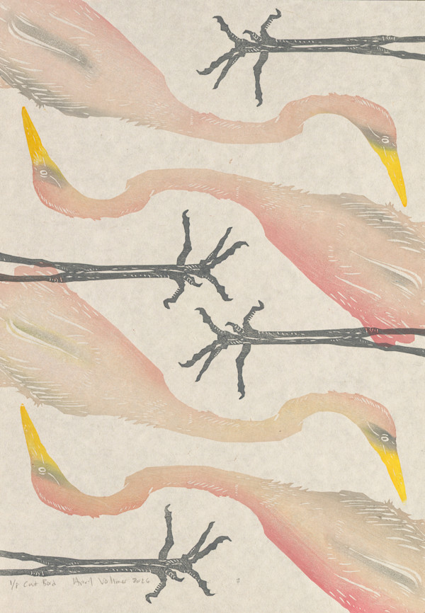 Cut Bird (Great Egret) (ed 8) by April Vollmer, Image 1.