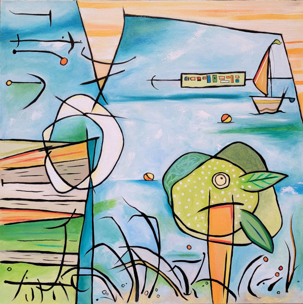 A Tree Grows by the Shore by Anita L Loomis, Image 1.