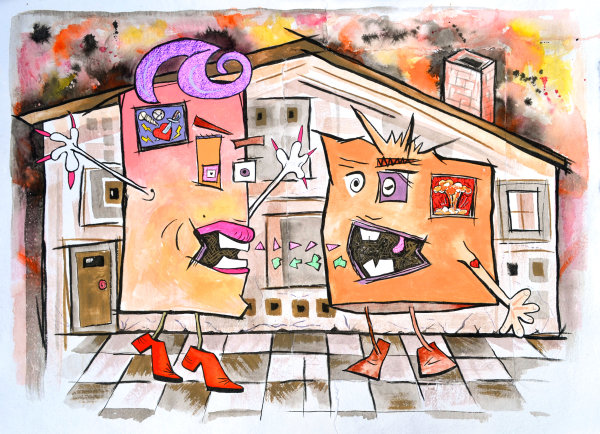Love Spat by Anita L Loomis, Image 1.