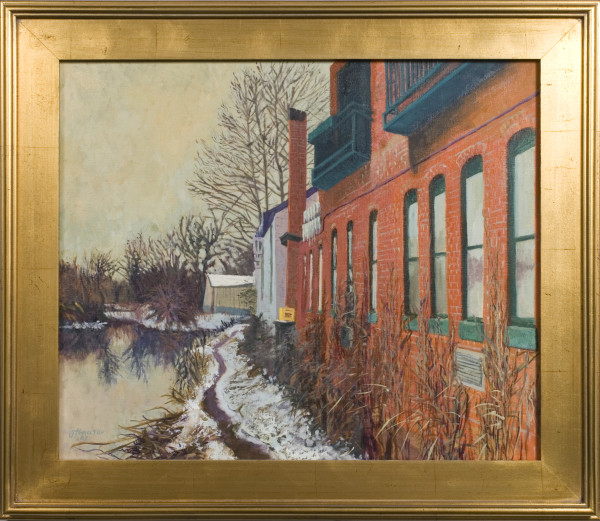 Canal at Coryell Street, Lambertville by James.A. Hamilton