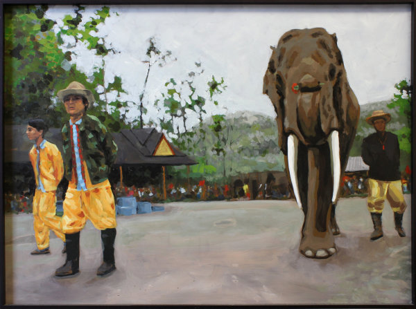 Elephants at Xishuangbanna by Elody Gyekis