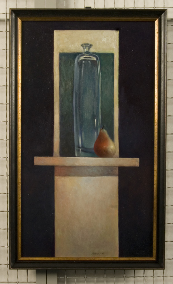Pear with Tall Bottle by Patrick Murphy