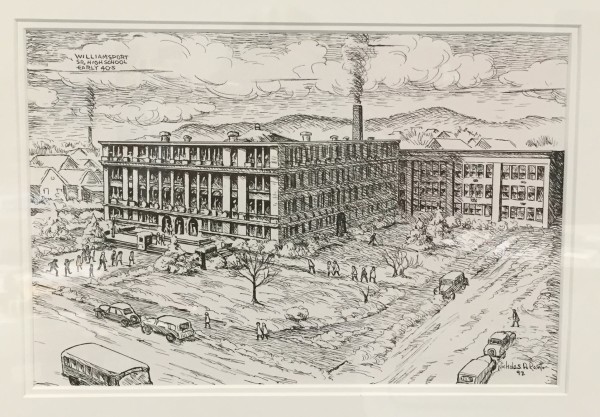 Williamsport High School, 1940's by Nicholas A. Rosato