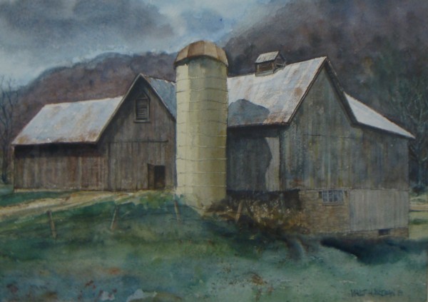 Barn at Bodines by Walter Hartman