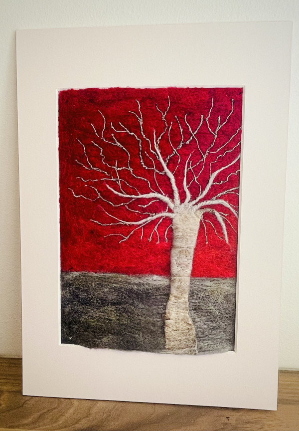 silver tree by Ushma Sargeant Art