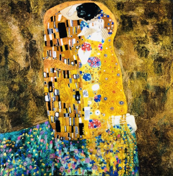 Klimt The Kiss by Ushma Sargeant Art