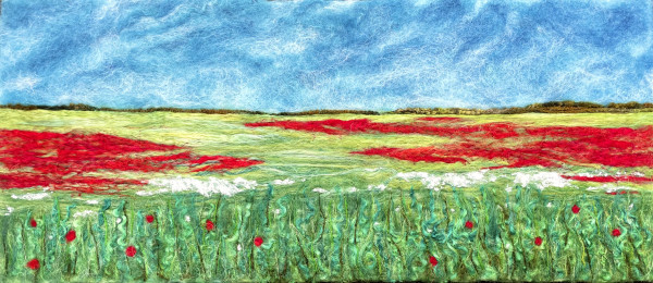 Poppy Field 2021/01 by Ushma Sargeant Art