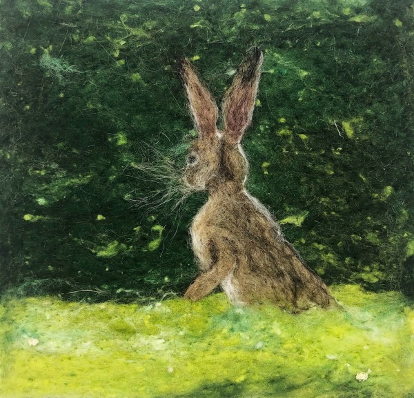 Hedgerow Hare by Ushma Sargeant Art