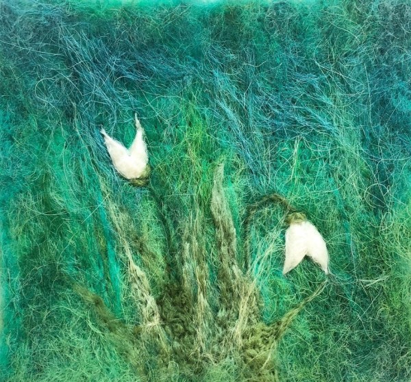 snowdrops by Ushma Sargeant Art
