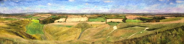 White Horse Hill by Ushma Sargeant Art