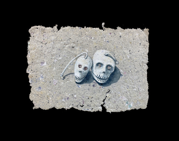Watercolor / Calavera 3 by Masako Takahashi