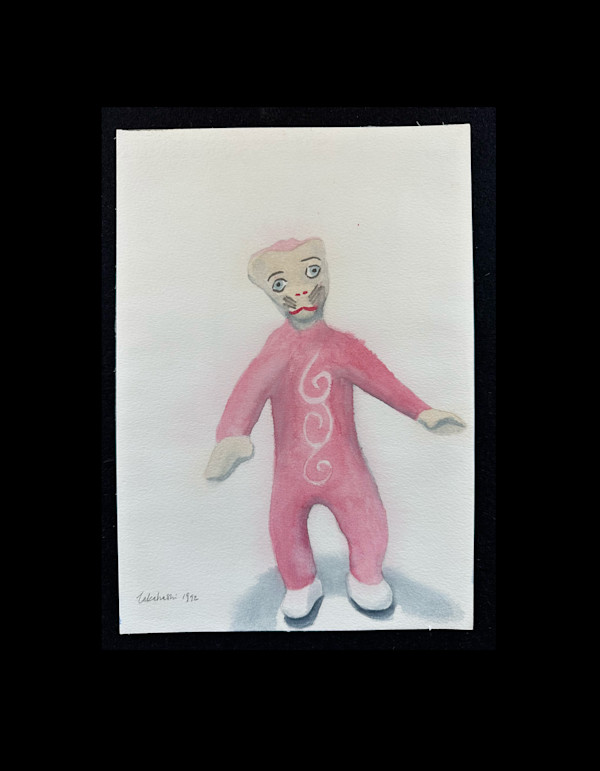 Watercolor / "Pinky" 2 by Masako Takahashi