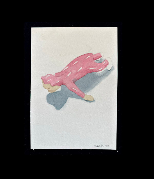 Watercolor / "Pinky" 1 by Masako Takahashi
