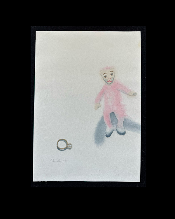 Watercolor / "Pinky" 6 by Masako Takahashi