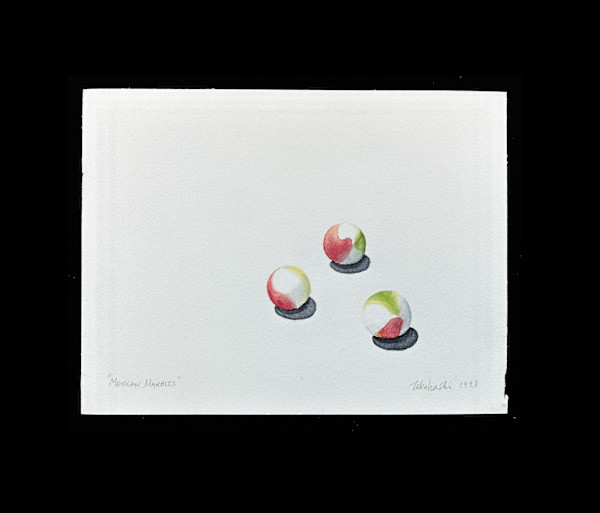 Watercolor / "Mexican Marbles" by Masako Takahashi