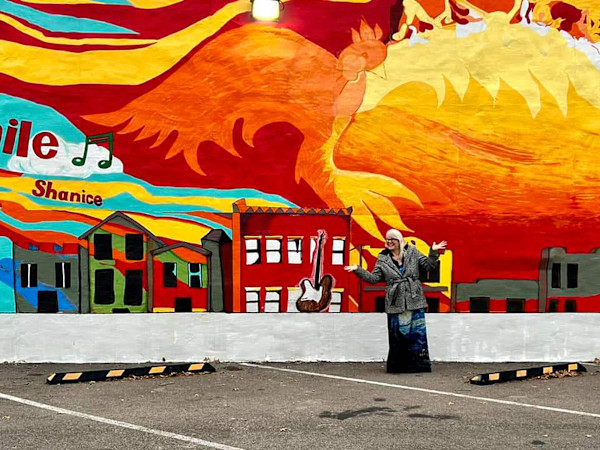 I Love Your Smile - Fr. Ryan Arts Center Mural Commission by MarySue Flick