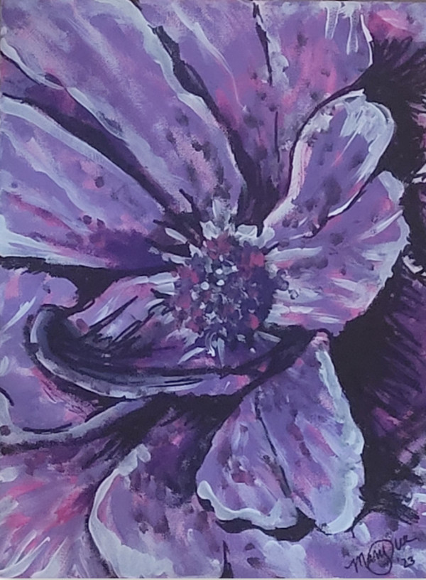 Purple Floral Study by MarySue Flick, Image 1.