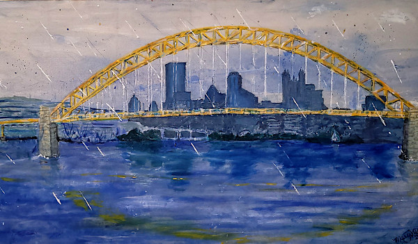 Rainy Day over West Pittsburgh by MarySue Flick