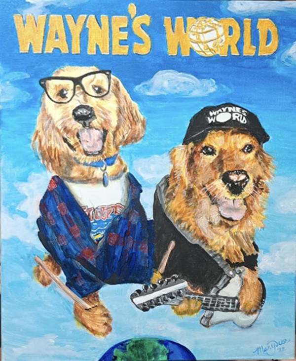 Wayne's World Golden Retrievers by MarySue Flick, Image 1.