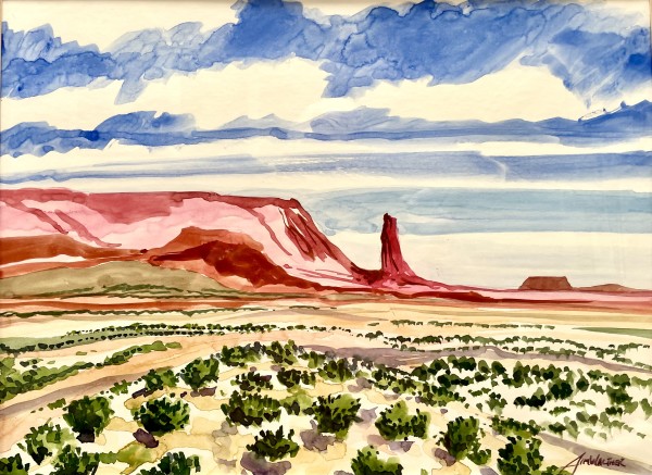 Ghost Ranch Scene by Jim Walther
