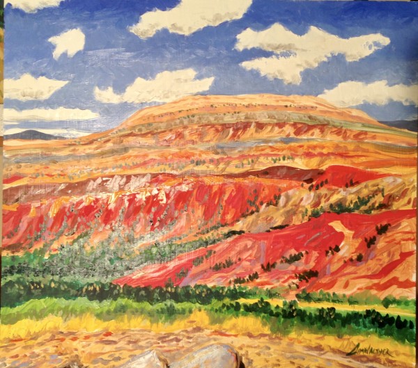 Ghost Ranch Cliffs by Jim Walther