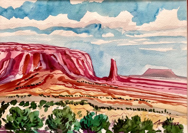 Chimney Rock, Ghost Ranch by Jim Walther