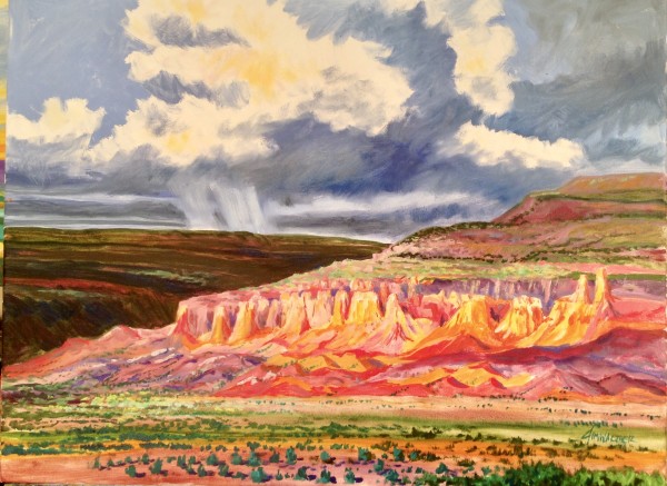 Last Light at Ghost Ranch by Jim Walther