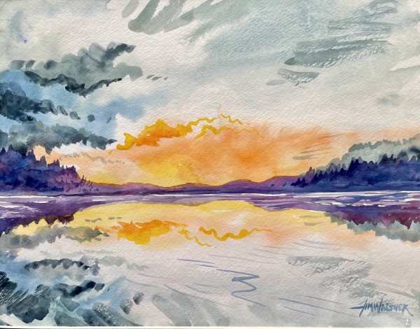 Summersville Lake Winter by Jim Walther