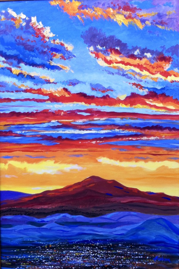 Santa Fe Sunset by Jim Walther