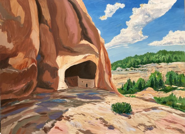 The Gila Cliff Dwellings by Jim Walther