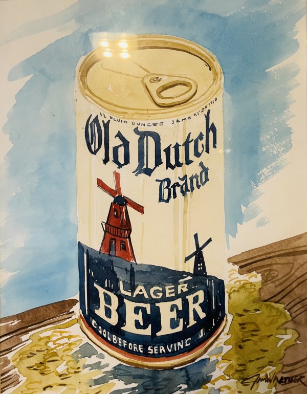 Beer can series, Old Dutch Beer by Jim Walther