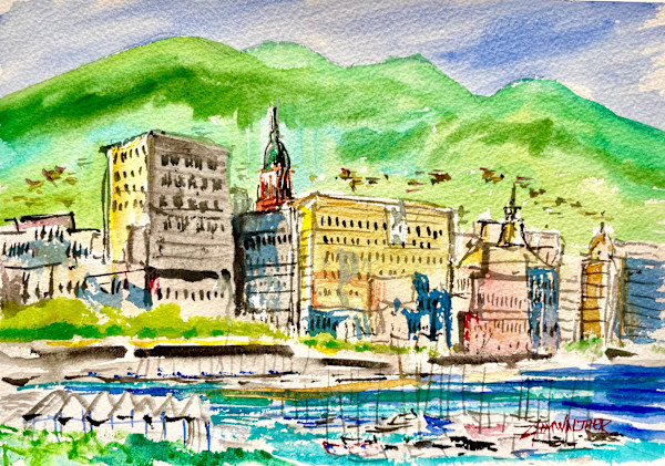 Rapallo, Italy by Jim Walther