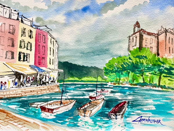 Portofino Italy by Jim Walther
