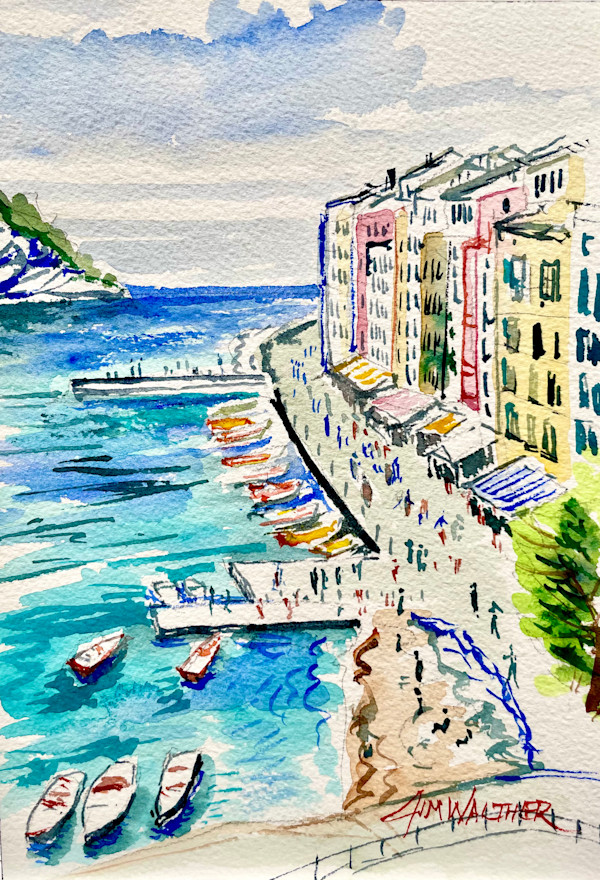 Porto Venere Italy by Jim Walther