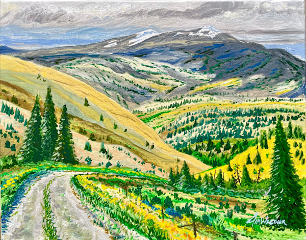 High Above Red River, NM by Jim Walther