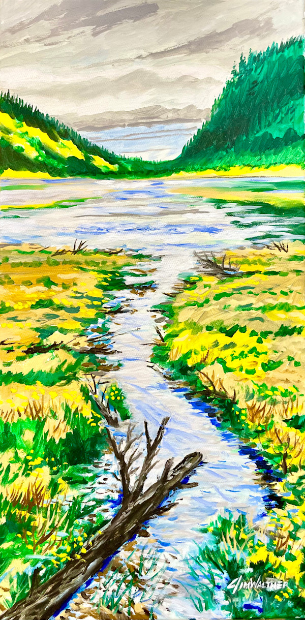 Middle Fork Lake Fall by Jim Walther