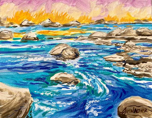 The Pecos River at Cowles by Jim Walther